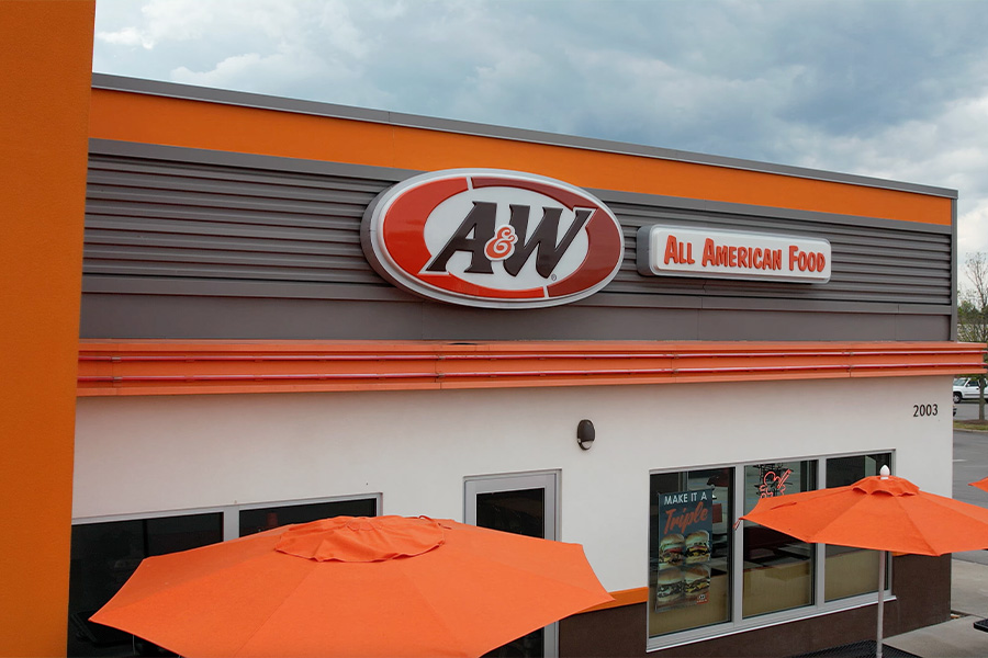 A&amp;amp;W Restaurant exterior in Richmond, Kentucky 2.5.24